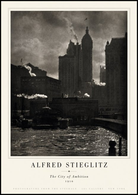 Alfred Stieglitz The City. New York No5 - Poster