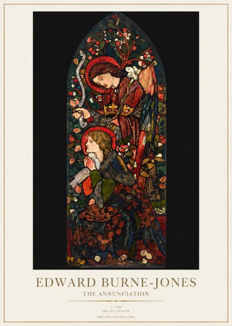 Edward Burne-Jones The Annunciation I No1 - Poster