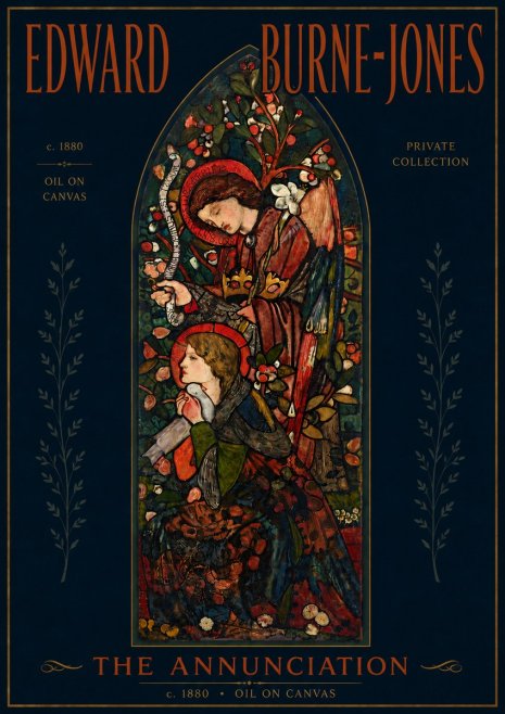 Edward Burne-Jones The Annunciation I No5 - Poster