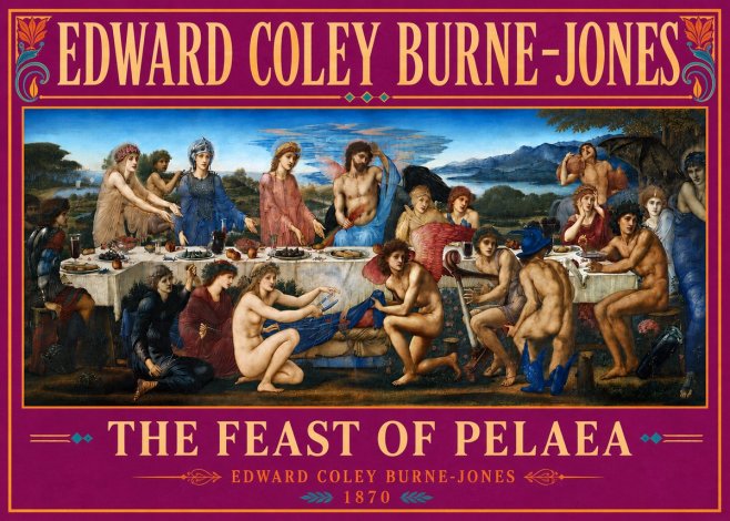 Edward Burne-Jones The Feast of Pelaea No5 - Poster