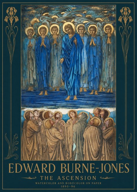 Edward Burne-Jones The Ascension No2 - Poster