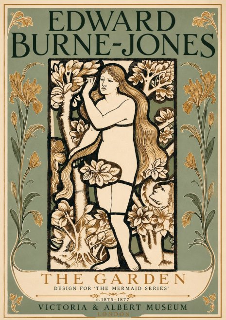 Edward Burne-Jones The Garden No6 - Poster