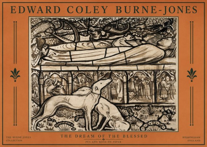 Edward Burne-Jones The Dream of the Blessed No2 - Poster