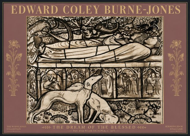 Edward Burne-Jones The Dream of the Blessed No6 - Poster