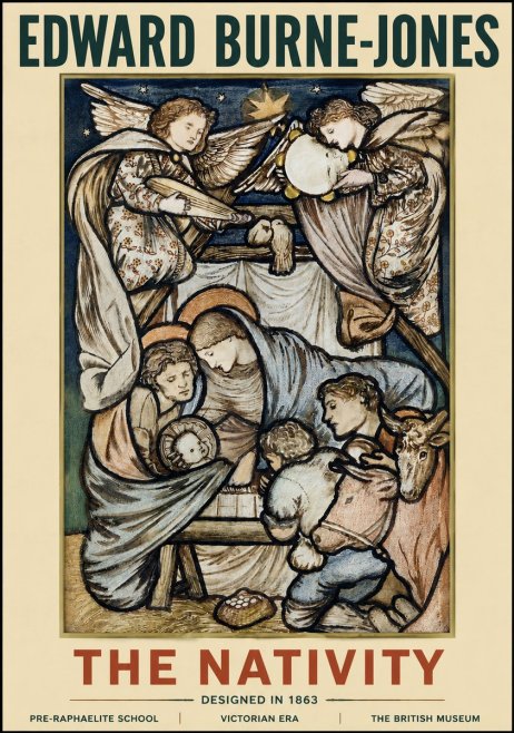 Edward Burne-Jones The Nativity No4 - Poster