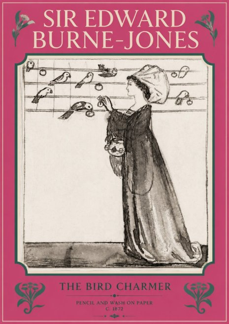 Edward Burne-Jones The Bird Charmer No2 - Poster
