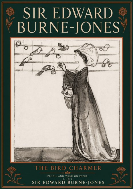 Edward Burne-Jones The Bird Charmer No3 - Poster