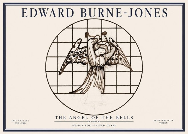 Edward Burne-Jones The Angel of the Bells No1 - Poster