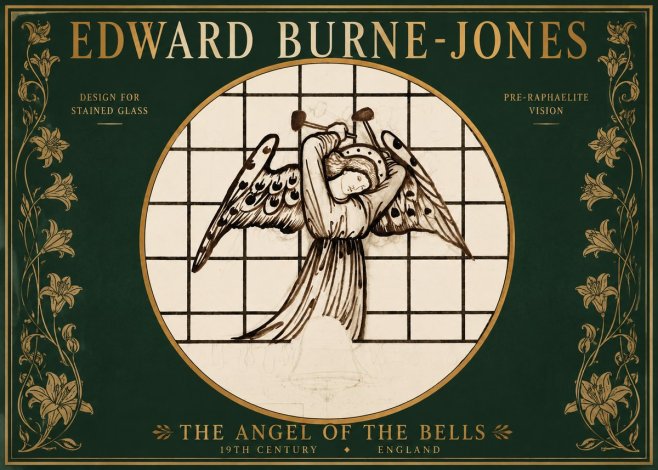 Edward Burne-Jones The Angel of the Bells No2 - Poster
