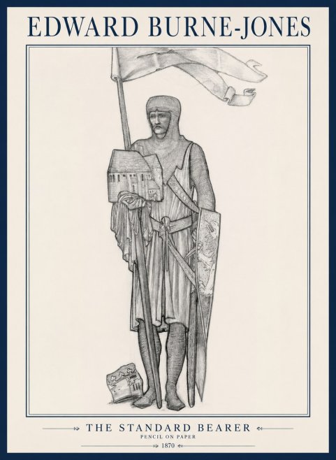 Edward Burne-Jones The Standard Bearer No1 - Poster