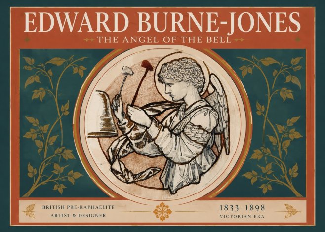 Edward Burne-Jones The Angel of the Bell No2 - Poster