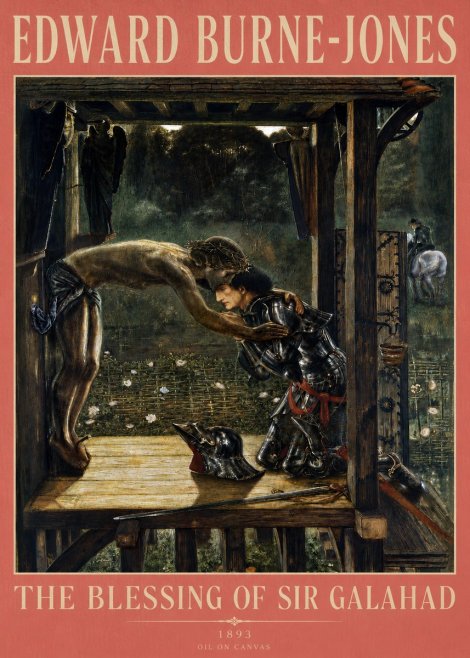 Edward Burne-Jones The Blessing of Sir Galahad No3 - Poster