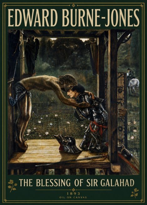 Edward Burne-Jones The Blessing of Sir Galahad No5 - Poster