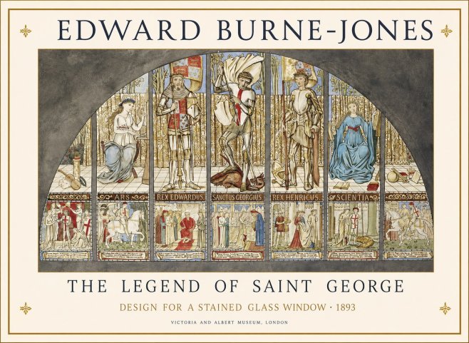 Edward Burne-Jones The Legend of Saint George No1 - Poster