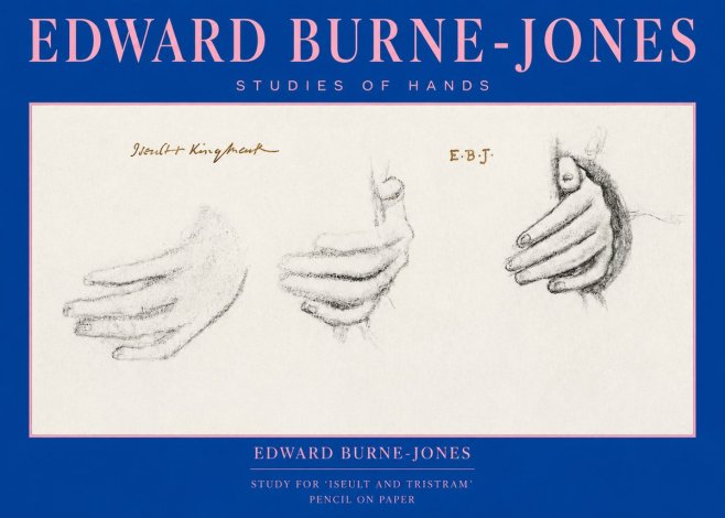 Edward Burne-Jones Study for 'Iseult and Tristram' No2 - Poster