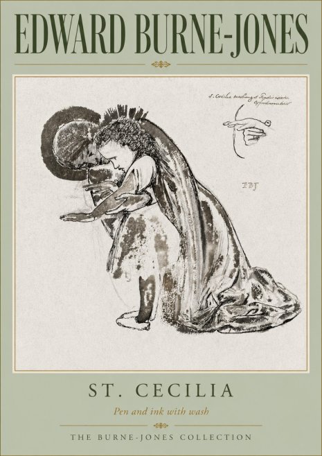 Edward Burne-Jones St. Cecilia No5 - Poster