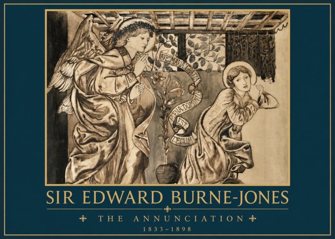 Edward Burne-Jones The Annunciation II No2 - Poster