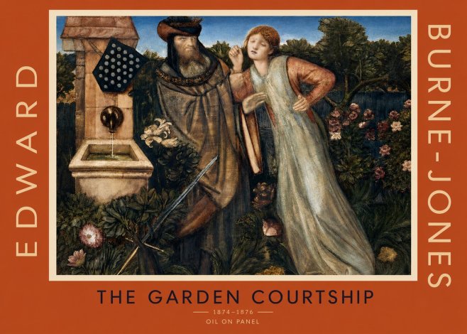 Edward Burne-Jones The Garden Courtship No3 - Poster