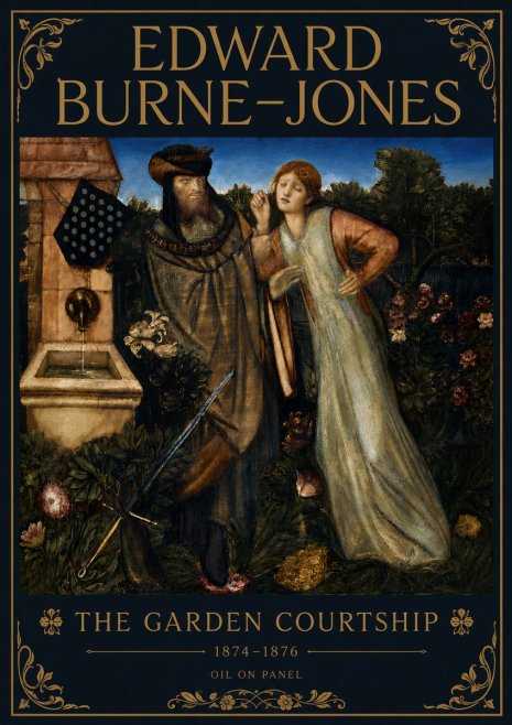 Edward Burne-Jones The Garden Courtship No6 - Poster