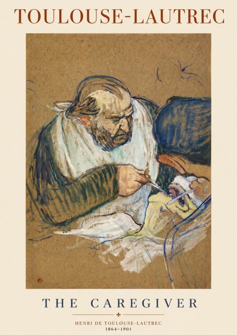 Toulouse-Lautrec The Caregiver No3 - Poster