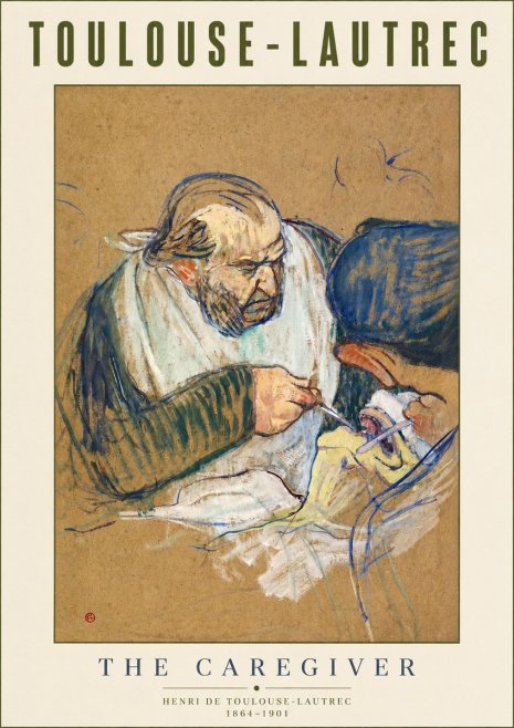 Toulouse-Lautrec The Caregiver No4 - Poster