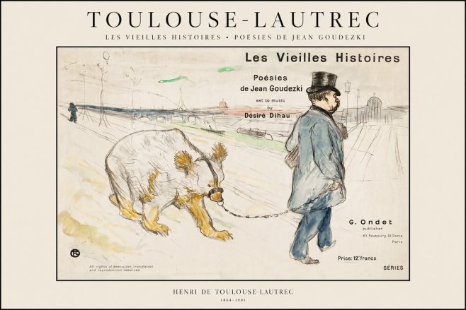 Toulouse-Lautrec Les Vieilles Histoires II No1 - Poster