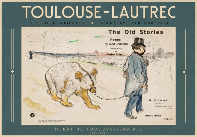 Toulouse-Lautrec Les Vieilles Histoires II No3 - Poster