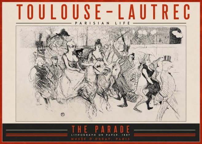 Toulouse-Lautrec The Parade No5 - Poster
