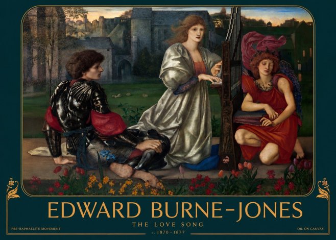 Edward Burne-Jones The Love Song No2 - Poster