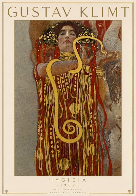 Klimt Hygeia No4 - Poster