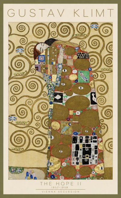 Klimt The Hope Ii No4 - Poster