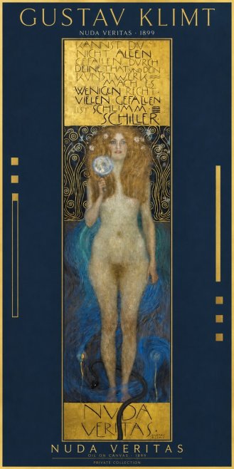Klimt Nuda Veritas No2 - Poster