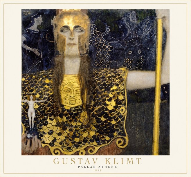 Klimt Pallas Athene No1 - Poster
