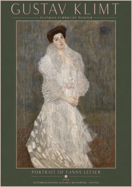 Klimt Portrait of Fanny Leeser No5 - Poster