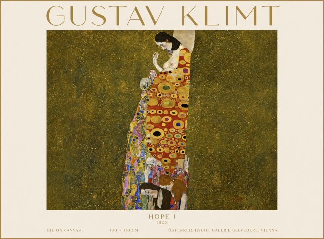 Klimt Hope I No3 - Poster