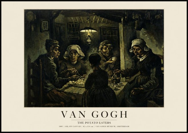Van Gogh The Potato Eaters II No1 - Poster