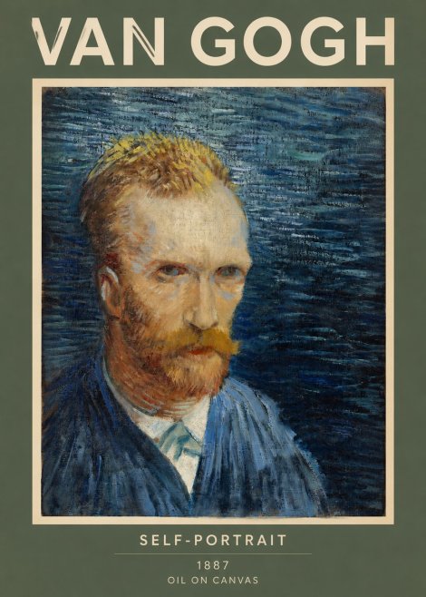Van Gogh Self-portrait VI No2 - Poster