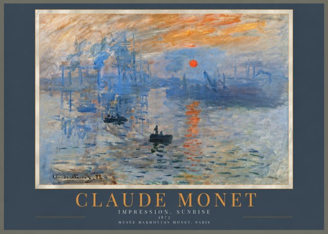 Monet Impression, Sunrise I No2 - Poster