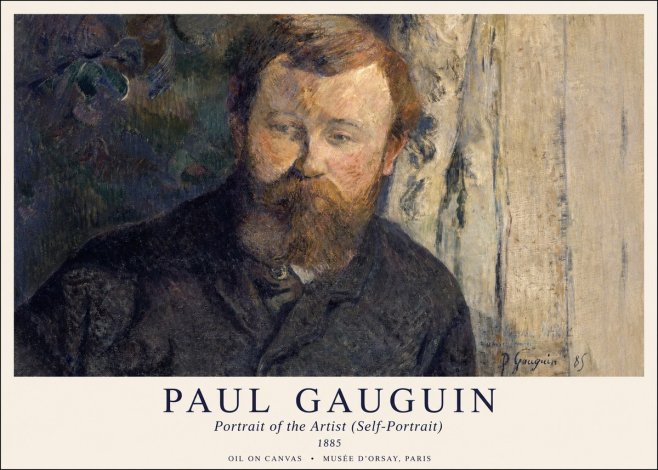 Paul Gauguin Portrait of the Artist (Self-portrait) No1 - Poster