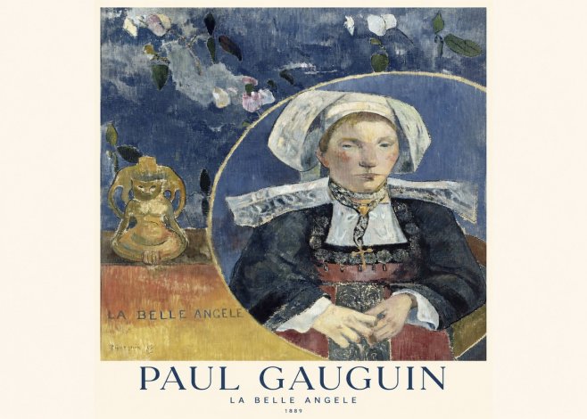 Paul Gauguin La Belle Angele No1 - Poster