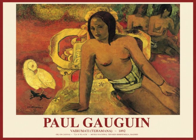 Paul Gauguin Vairumati (Tehamana) No1 - Poster