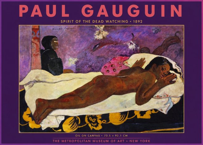 Paul Gauguin Manao Tupapau (the Spirit of the Dead Watches) No6 - Poster