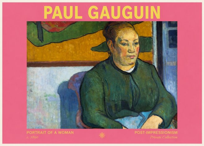 Paul Gauguin Portrait of a Woman No2 - Poster