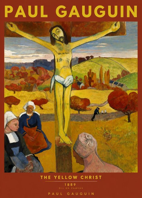 Paul Gauguin The Yellow Christ No2 - Poster