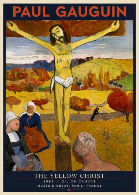 Paul Gauguin The Yellow Christ No6 - Poster