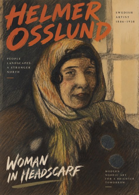 Helmer Osslund Portrait of a Woman No6 - Poster