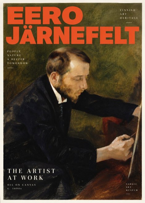 Eero Järnefelt Portrait of the Artist No5 - Poster