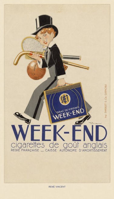René Vincent Week-end No6 - Poster