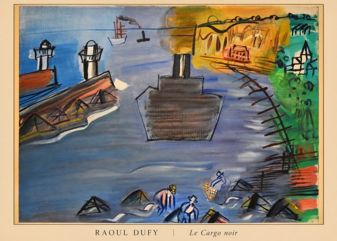 Raoul Dufy Le Cargo Noir No6 - Poster