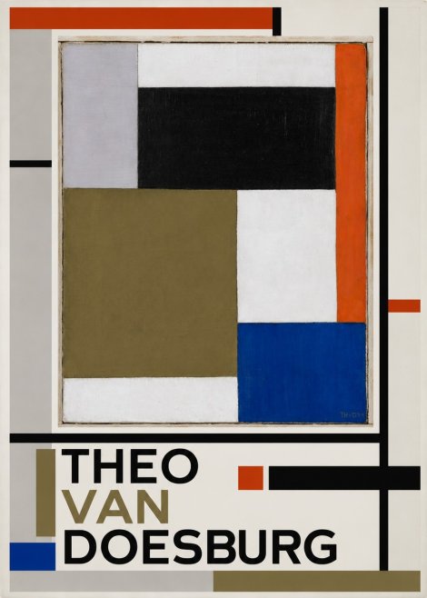 Theo van Doesburg Composition Xxii No4 - Poster